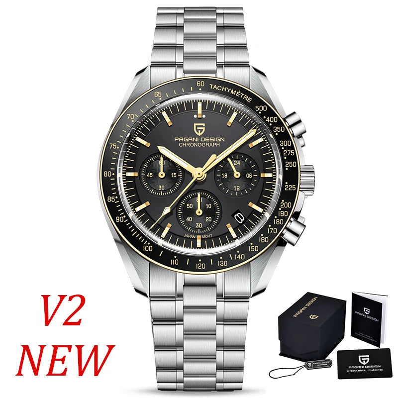 Mens Watches Top Brand Luxury Sapphire Mirror