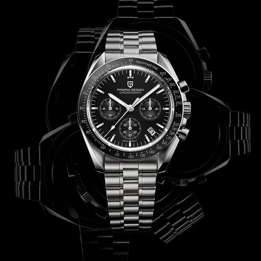 Mens Watch Chronometer Sapphire Mirror  Waterproof